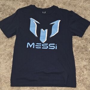 Messi Navy Blue Graphic Tee